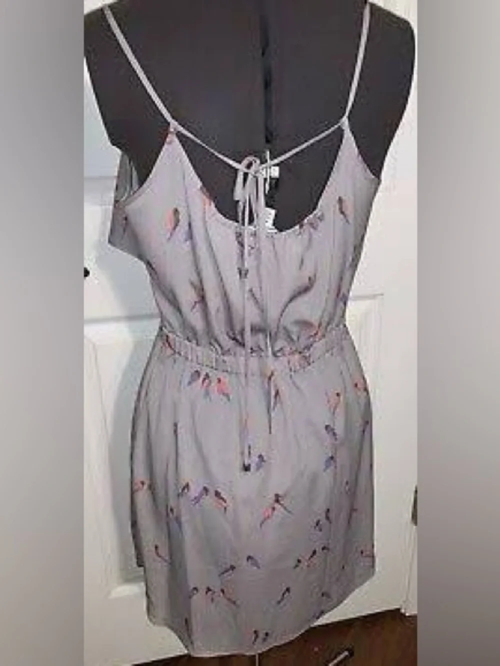 American Eagle Bird Pattern Sundress in Mauve- NWT Size M